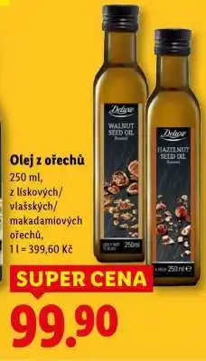 Lidl Olej z ořechů nabídka
