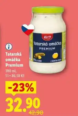 Lidl TATARSKÁ OMÁČKA PREMIUM nabídka