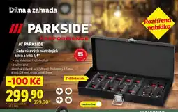 Lidl PARKSIDE PERFORMANCE Sada ráčnových nástrčných klíčů a bitů 1/4 nabídka