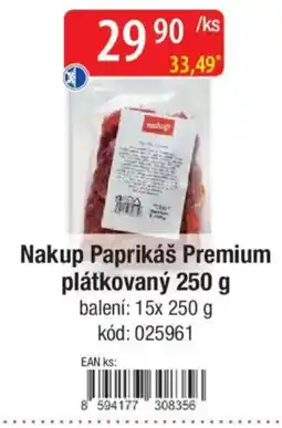 Qanto Nakup Paprikáš Premium plátkovaný nabídka