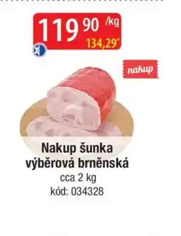 Qanto Nakup šunka výběrová brněnská nabídka