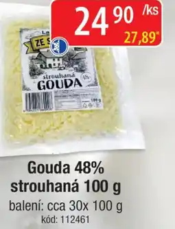 Qanto Gouda 48% strouhaná nabídka