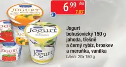 Qanto Jogurt bohušovick jahoda, třešně a černý rybíz, broskev a meruňka, vanilka nabídka