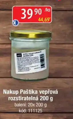 Qanto Nakup Paštika vepřová rozstiratelná nabídka