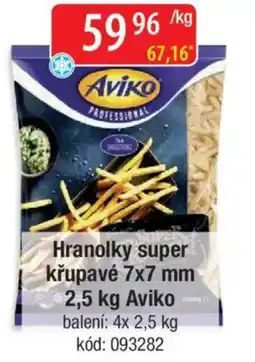 Qanto Aviko Hranolky super křupavé 7x7 mm nabídka