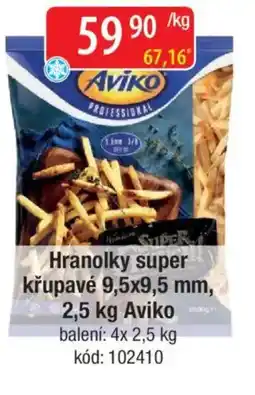 Qanto Aviko Hranolky super křupavé 9,5x9,5 mm nabídka