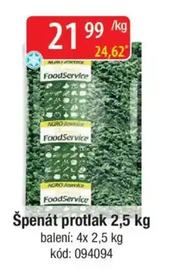 Qanto Špenát protlak nabídka