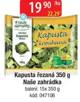 Qanto Kapusta řezaná Naše zahrádka nabídka