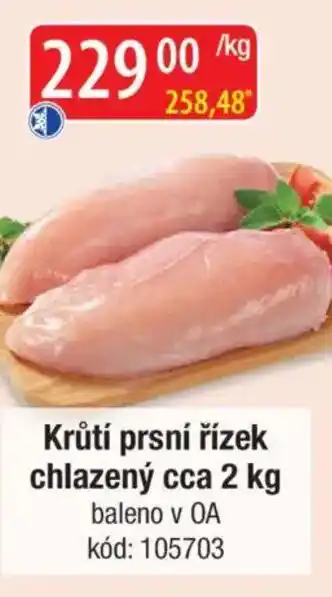 Qanto Krůtí prsní řízek chlazený nabídka