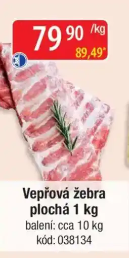 Qanto Vepřová žebra plochá nabídka