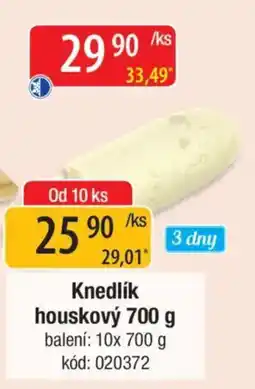 Qanto Knedlík houskový nabídka