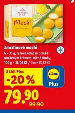 Lidl Zmrzlinové mochi nabídka
