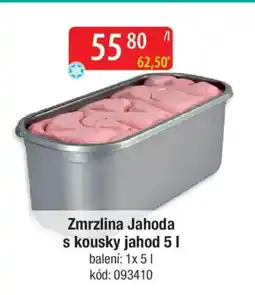 Qanto Zmrzlina Jahoda s kousky jahod nabídka