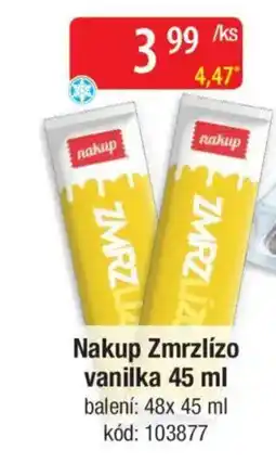 Qanto Nakup Zmrzlízo vanilka nabídka