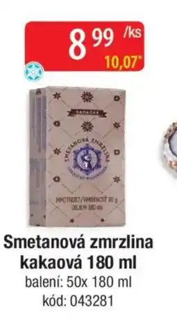 Qanto Smetanová zmrzlina kakaová nabídka