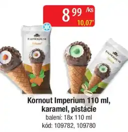 Qanto Kornout Imperium , karamel, pistácie nabídka