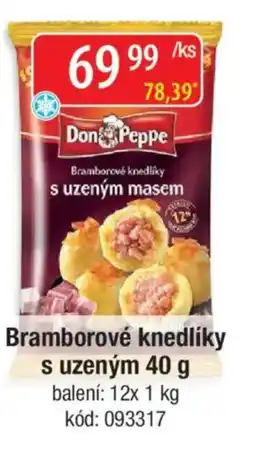 Qanto Don Peppe Bramborové knedlíky s uzeným nabídka