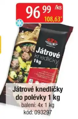 Qanto Játrové knedlíčky do polévky nabídka