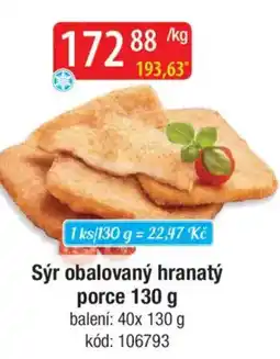 Qanto Sýr obalovaný hranatý porce nabídka