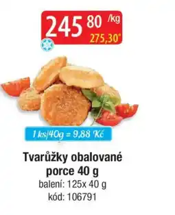 Qanto Tvarůžky obalované porce nabídka