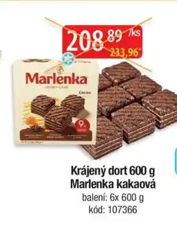 Qanto Krájený dort Marlenka kakaová nabídka