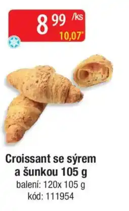 Qanto Croissant se sýrem a šunkou nabídka