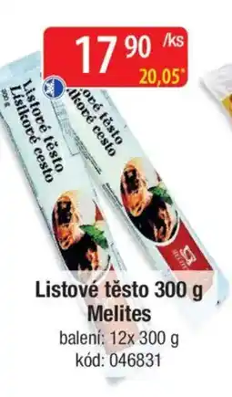 Qanto Listové těsto Melites nabídka