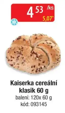 Qanto Kaiserka cereální klasik nabídka