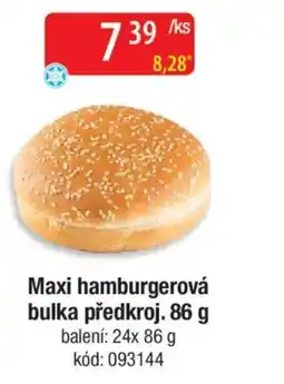 Qanto Maxi hamburgerová bulka předkroj. nabídka