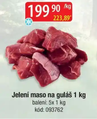 Qanto Jelení maso na guláš nabídka