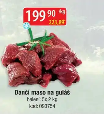 Qanto Dančí maso na guláš nabídka
