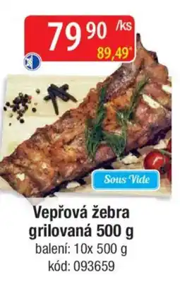 Qanto Vepřová žebra grilovaná nabídka