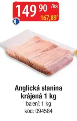 Qanto Anglická slanina krájená nabídka