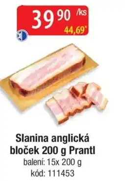 Qanto Slanina anglická bloček Prantl nabídka