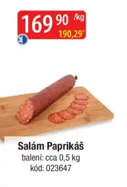 Qanto Salám Paprikáš nabídka