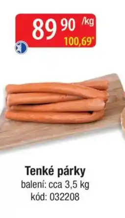 Qanto Tenké párky nabídka