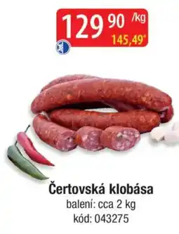 Qanto Čertovská klobása nabídka
