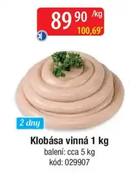 Qanto Klobása vinná nabídka