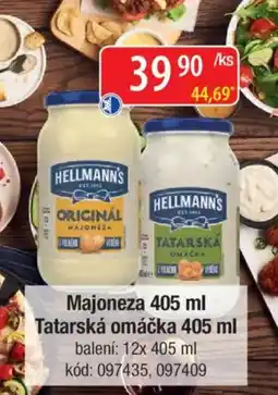 Qanto HELLMANN'S Majoneza , Tatarská omáčka nabídka
