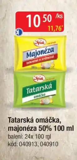 Qanto Spak Tatarská omáčka, majonéza 50% nabídka
