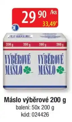 Qanto Máslo výběrové nabídka