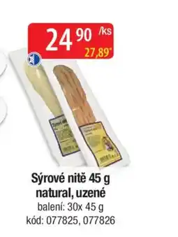 Qanto Sýrové nitě natural, uzené nabídka