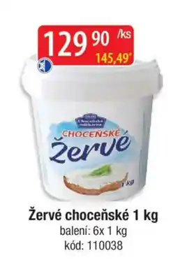 Qanto Žervé choceňské nabídka