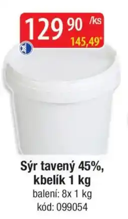Qanto Sýr tavený 45%, kbelík nabídka