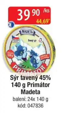 Qanto MADETA Sýr tavený 45% Primátor nabídka