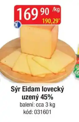 Qanto Sýr Eidam lovecký uzený 45% nabídka