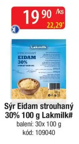 Qanto Sýr Eidam strouhaný 30% Lakmilk# nabídka