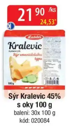 Qanto Laktos Sýr Kralevic 45% s oky nabídka