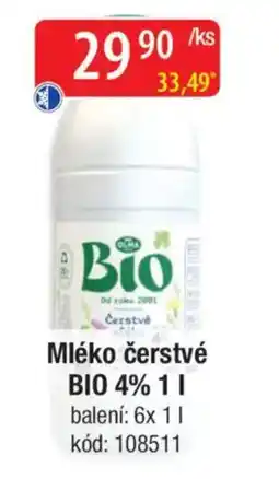 Qanto Mléko čerstvé Bio 4% nabídka