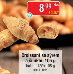 Qanto Croissant se sýrem a šunkou nabídka